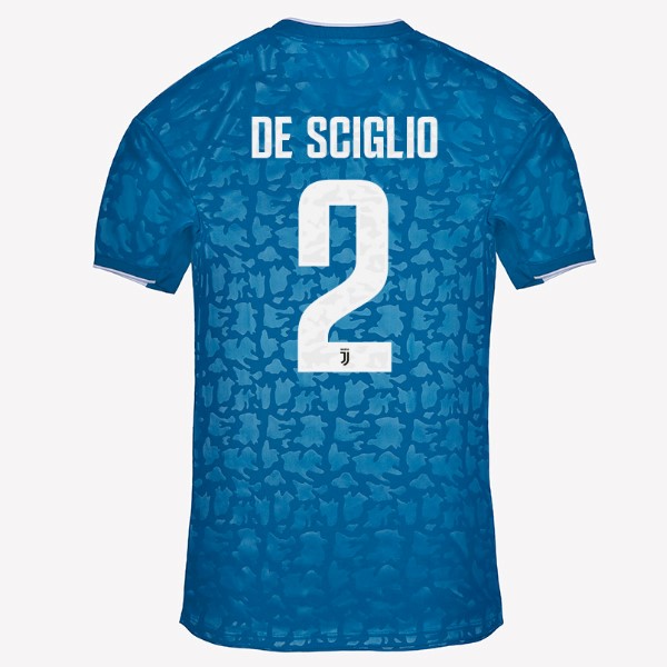 Camiseta Juventus NO.2 De Sciglio Tercera equipación 2019-2020 Azul